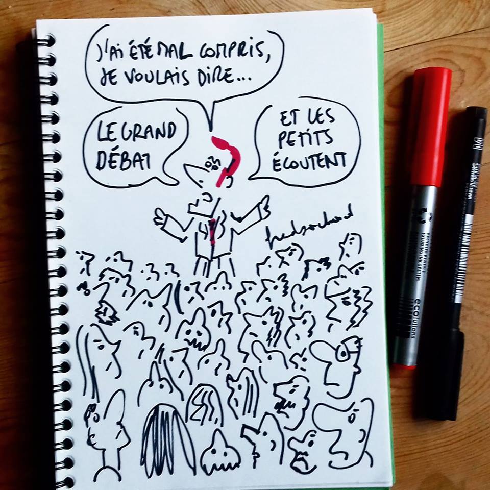 Le grand débat, les petits écoutent