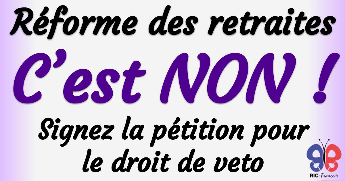 petition reforme des retraites 2023